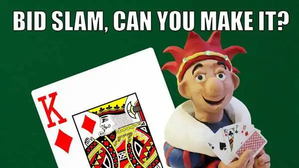 character holding playing cards